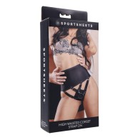 Sportsheets High Waisted Strap-On Corset - Comfortable and Secure