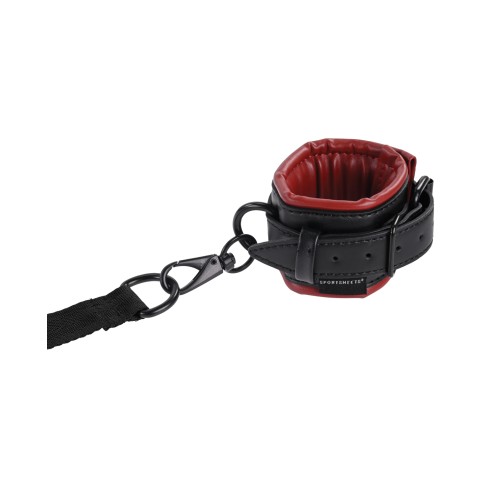 Saffron Adjustable Under the Bed Restraint System Black Red