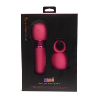 Nu Sensuelle Harlow Mini Wand with Masturbator Attachment