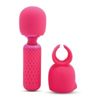 Nu Sensuelle Harlow Mini Wand with Masturbator Attachment