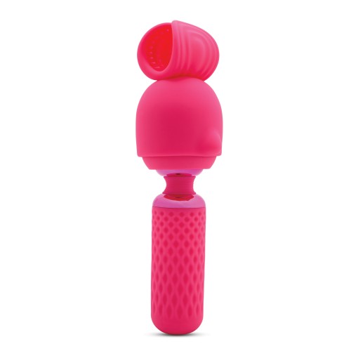 Nu Sensuelle Harlow Mini Wand with Masturbator Attachment