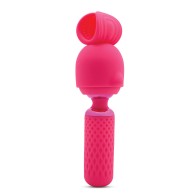 Nu Sensuelle Harlow Mini Wand with Masturbator Attachment