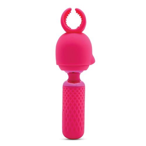 Nu Sensuelle Harlow Mini Wand with Masturbator Attachment