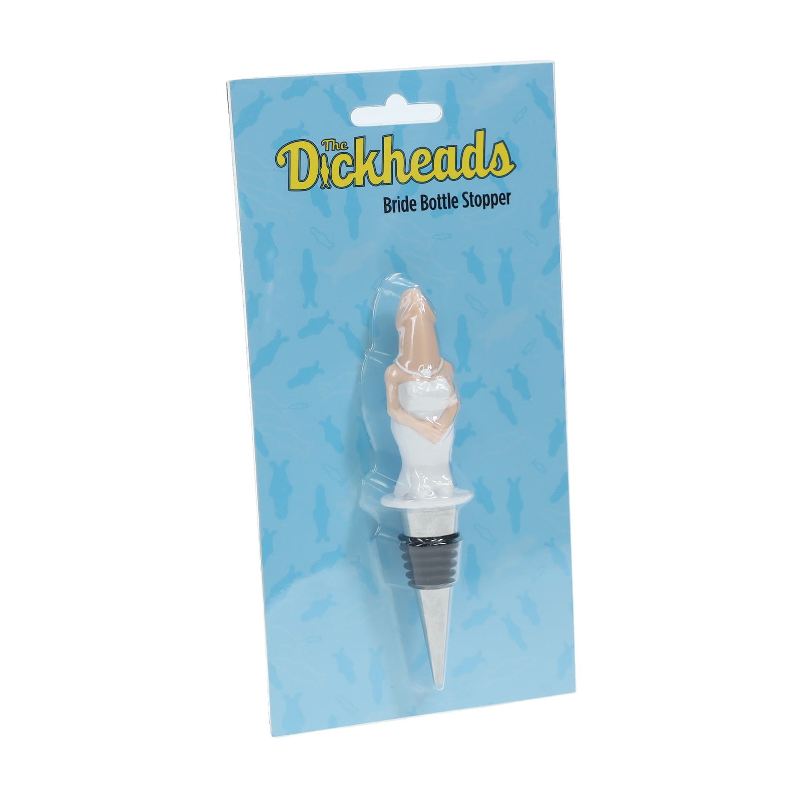 Dickheads Bride Bottle Stopper - Quirky Wine Accessory