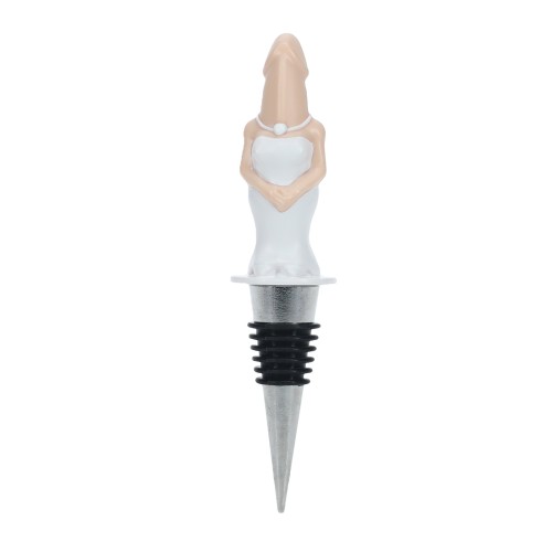 Dickheads Bride Bottle Stopper - Quirky Wine Accessory