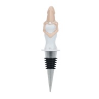 Dickheads Bride Bottle Stopper - Quirky Wine Accessory