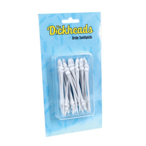 Shots Dickheads Bride Toothpicks White