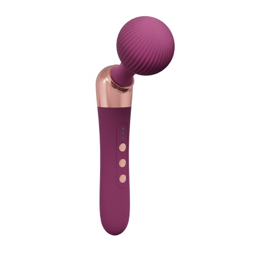 Shots Loveline Serenity Wand Massager Burgundy