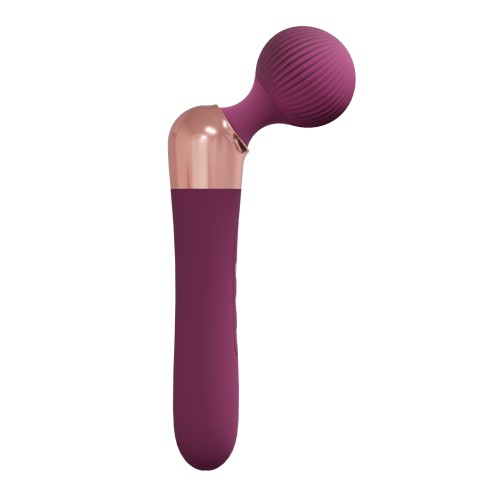 Shots Loveline Serenity Wand Massager Burgundy