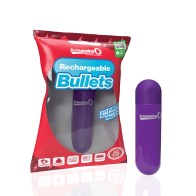 Screaming O Rechargeable Bullets Purple - Pleasure Revolution