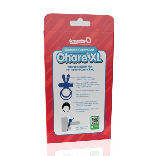 Screaming O Ohare Remote Controlled Vibrating Ring - XL Blue