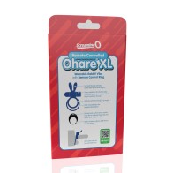 Screaming O Ohare Remote Controlled Vibrating Ring - XL Blue