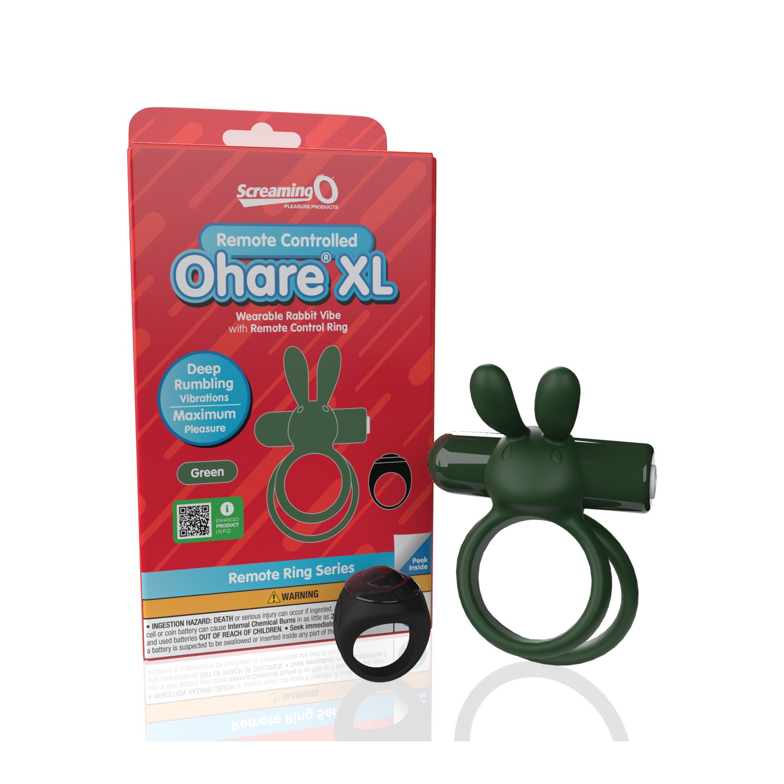 Screaming O Ohare Remote Controlled Vibrating Ring XL