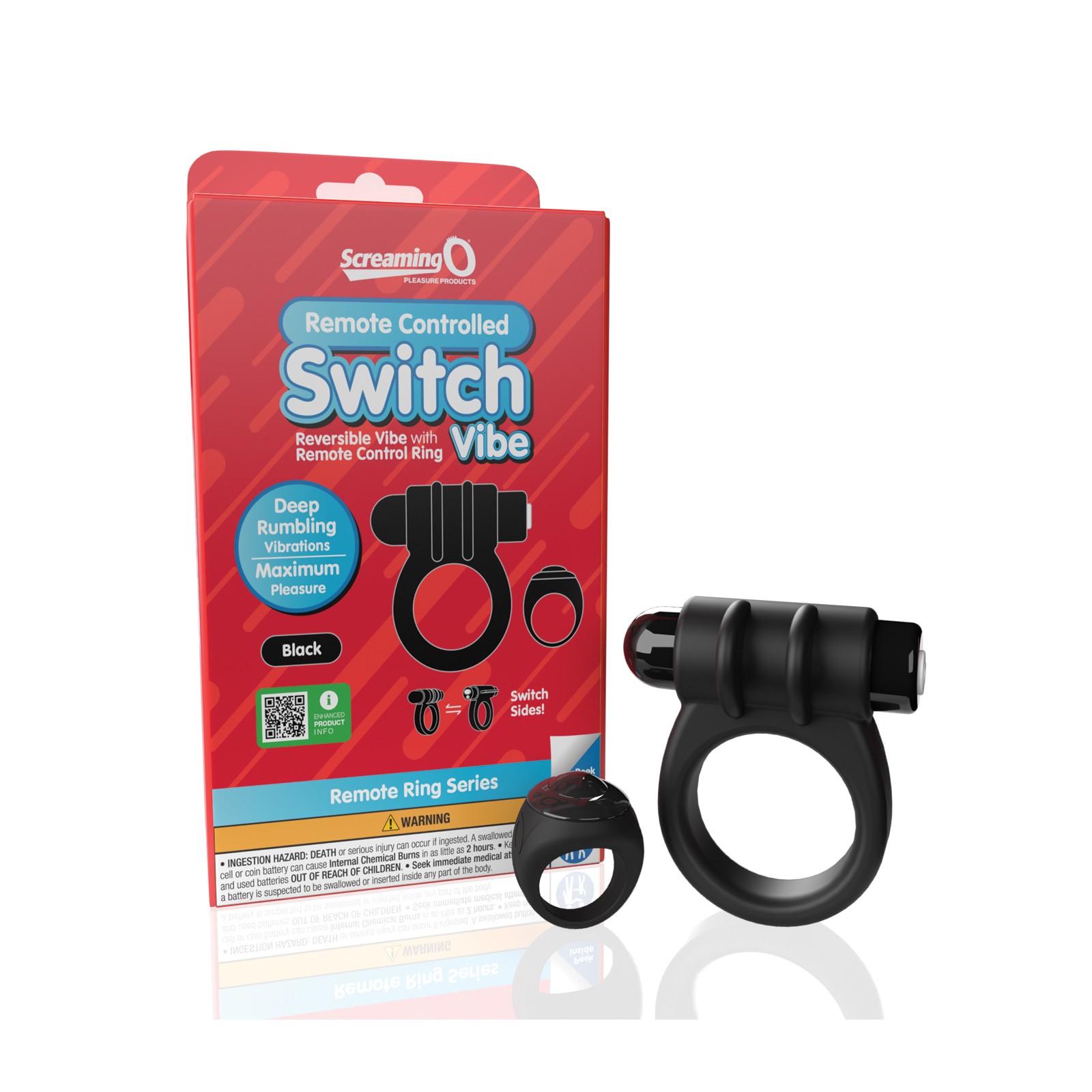 Screaming O Switch Remote Controlled Ring for Couples