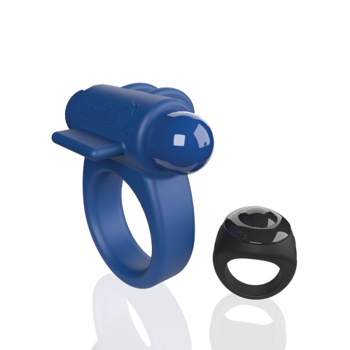 Screaming O Switch Remote Controlled Vibrating Ring Blue