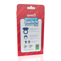 Screaming O Switch Remote Controlled Vibrating Ring Blue