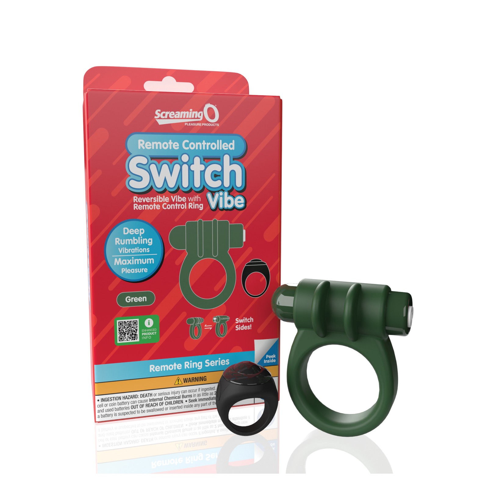 Anillo Vibrante Control Remoto Screaming O Switch