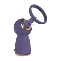 Shots Pumped Exquisite Rechargeable Vulva & Breast Pump - Purple