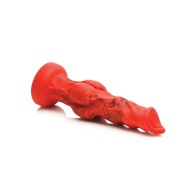 Dildo de Silicona Creature Cocks Fire Hound Rojo Mediano