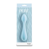 Pure Hope Vibrating Wand - Blue