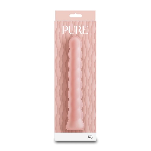 Pure Joy Textured Vibrator Peach