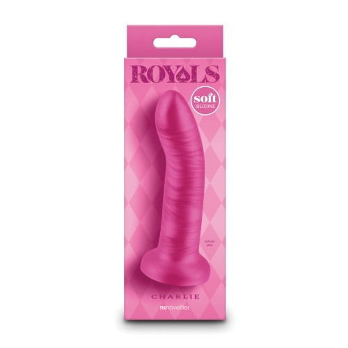 Royals 5" Charlie Dildo Curvado - Placer Seguro para el Cuerpo