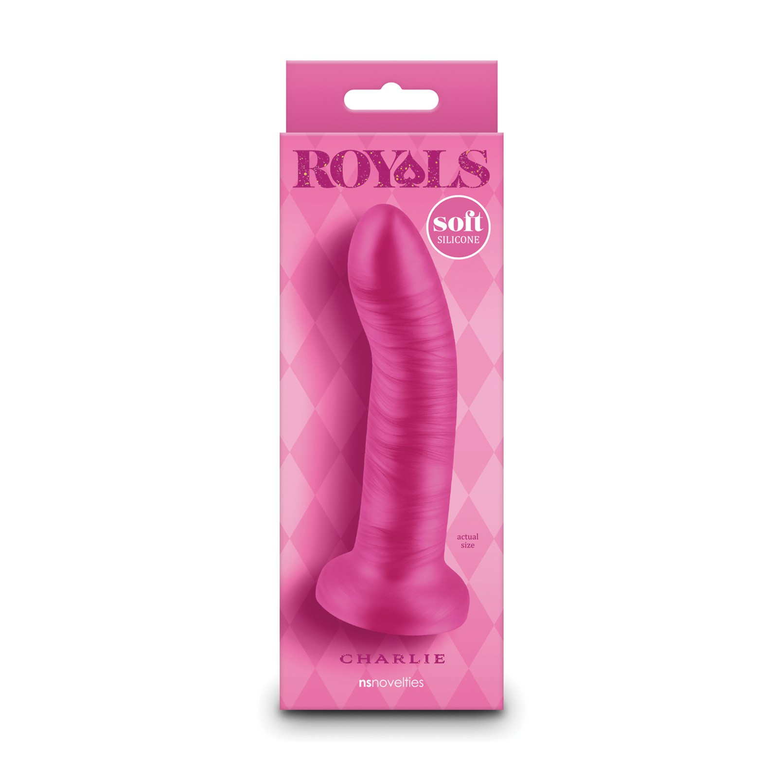 Royals 5" Charlie Dildo Curvado - Placer Seguro para el Cuerpo