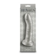 Dildo Curvado Royals 7" Charlie - Champán Metálico