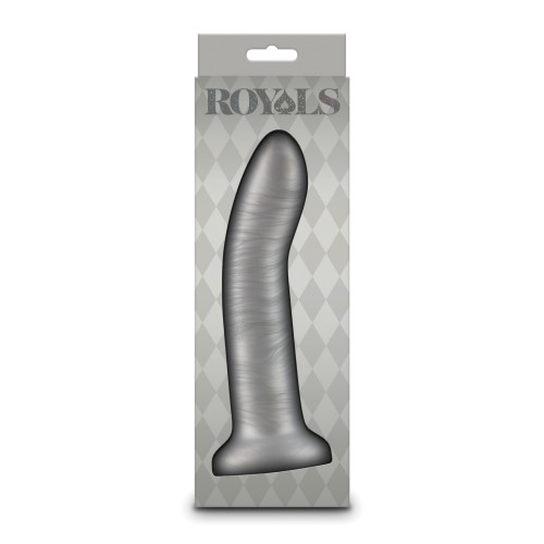 Dildo Curvado Royals 7" Charlie - Champán Metálico