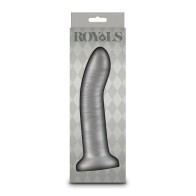 Royals 7" Charlie Curved Dildo - Metallic Champagne