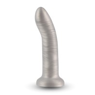 Dildo Curvado Royals 7" Charlie - Champán Metálico