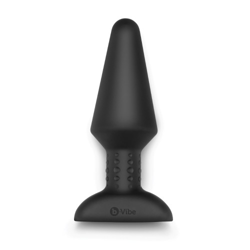 b-Vibe Black Rimming Plug XL for Advanced Anal Pleasure