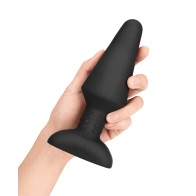 Plug Rimming XL Negro b-Vibe para Placer Anal Avanzado