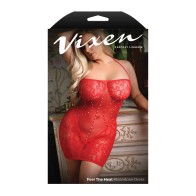 Vestido Halter Vixen Feel The Heat - Rojo