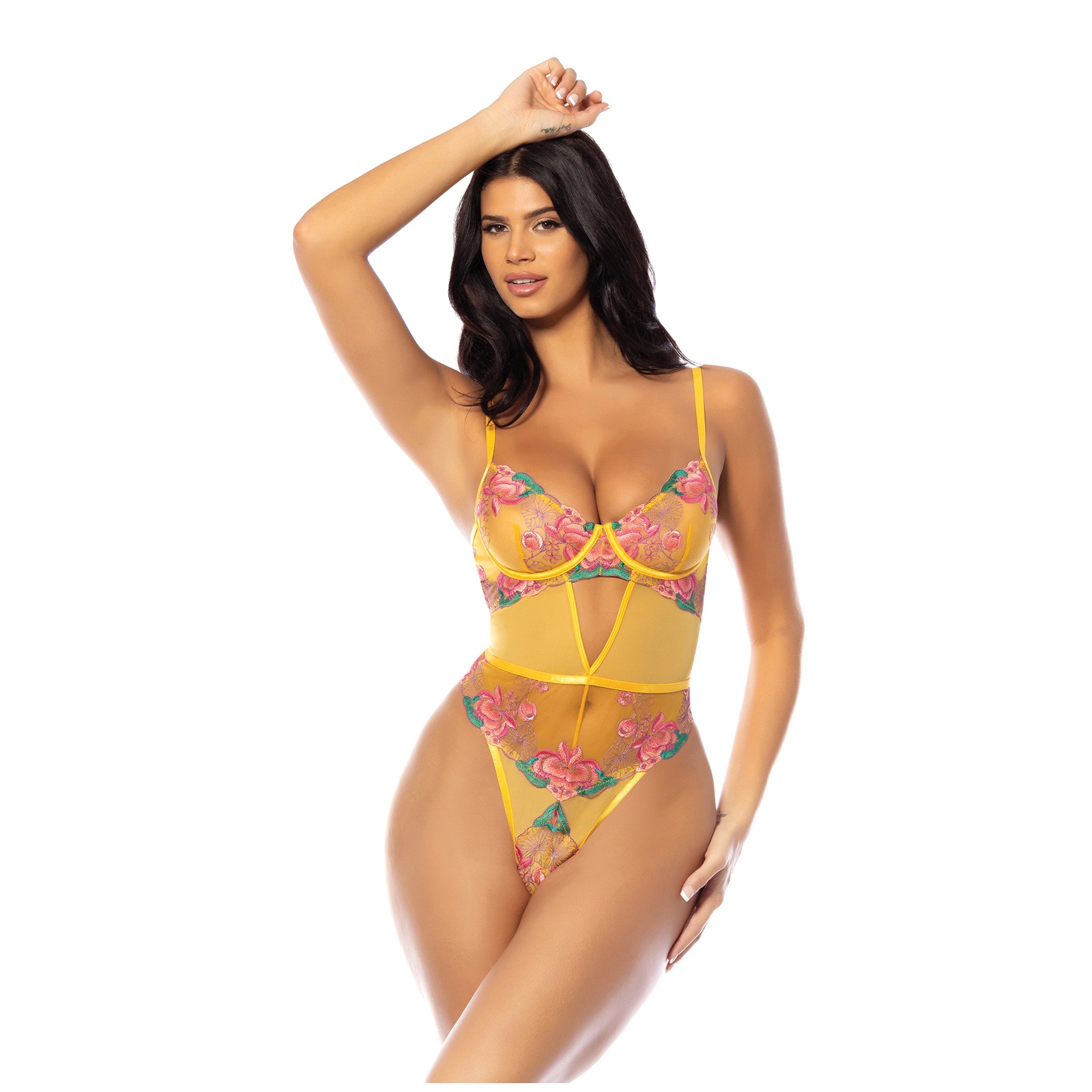 Elisabeth Underwire Teddy Yellow XL