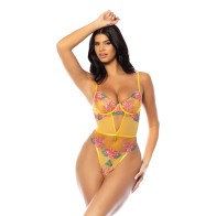 Elisabeth Underwire Teddy Yellow XL