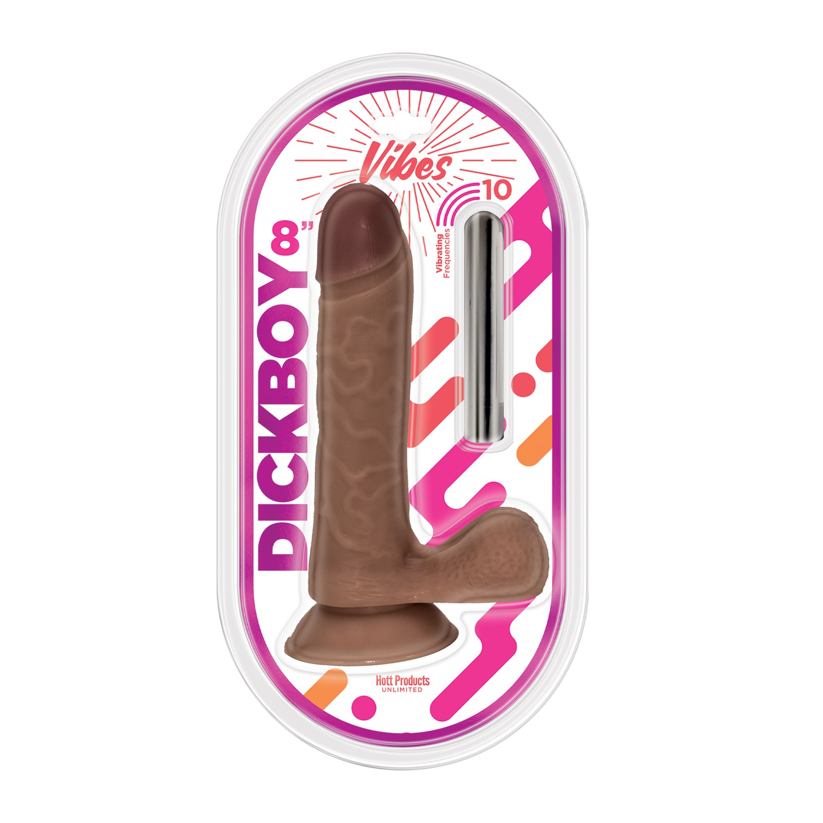 Vibrador Dick Boy Chocolate Lovers 8 Pulgadas