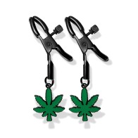 Stoner Vibes Glow in the Dark Nipple Clamps