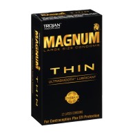 Trojan Magnum Thin Condom - Pack of 12