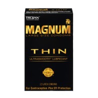 Trojan Magnum Thin Condom - Pack of 12