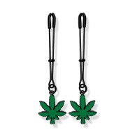 Stoner Vibes Glow In the Dark Adjustable Nipple Clamps