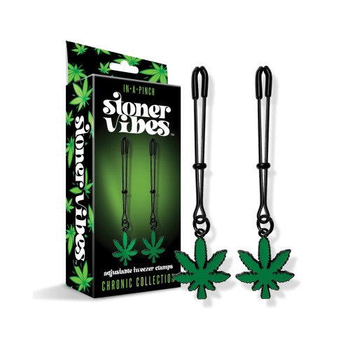 Pinzas para Pezones que Brillan en la Oscuridad Ajustables Stoner Vibes