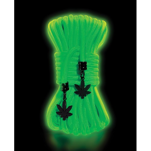 Stoner Vibes Glow in the Dark Rope - Green