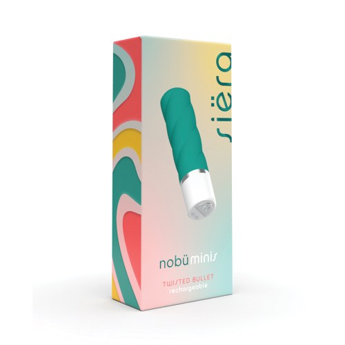 Mini Bala Retorcida Nobu Siera - Verde Teal