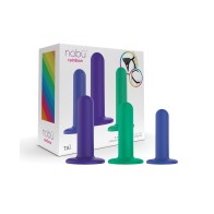 Set de Dildos de Silicona Nobu Tai con Arnés