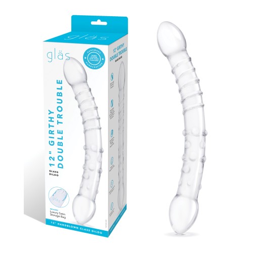 Glas 12 Inch Double Trouble Dildo