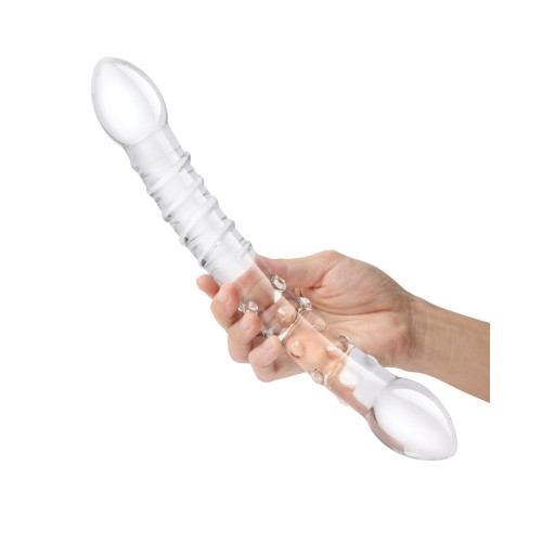 Dildo Double Trouble de 12 Pulgadas Glas