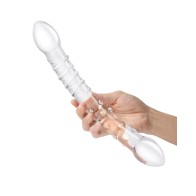 Dildo Double Trouble de 12 Pulgadas Glas