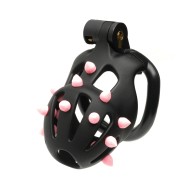 Sport Fucker Cellmate FlexiSpike Chastity Cage Size 1 Black Pink