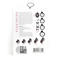 Cárcel de Castidad Sport Fucker Cellmate FlexiSpike Tamaño 1 Negro Rosa